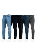 Kit 5 Calças Jeans Masculinas Com Lycra Oferta Premium