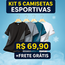 Camisetas DryFIT Bergstrom - BLACK FRIDAY  Kit com 5 cores diferentes