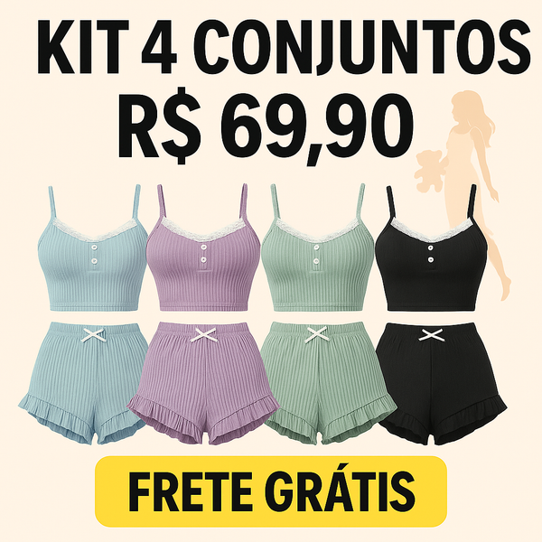 KIT 4 Pijamas Bergstrom