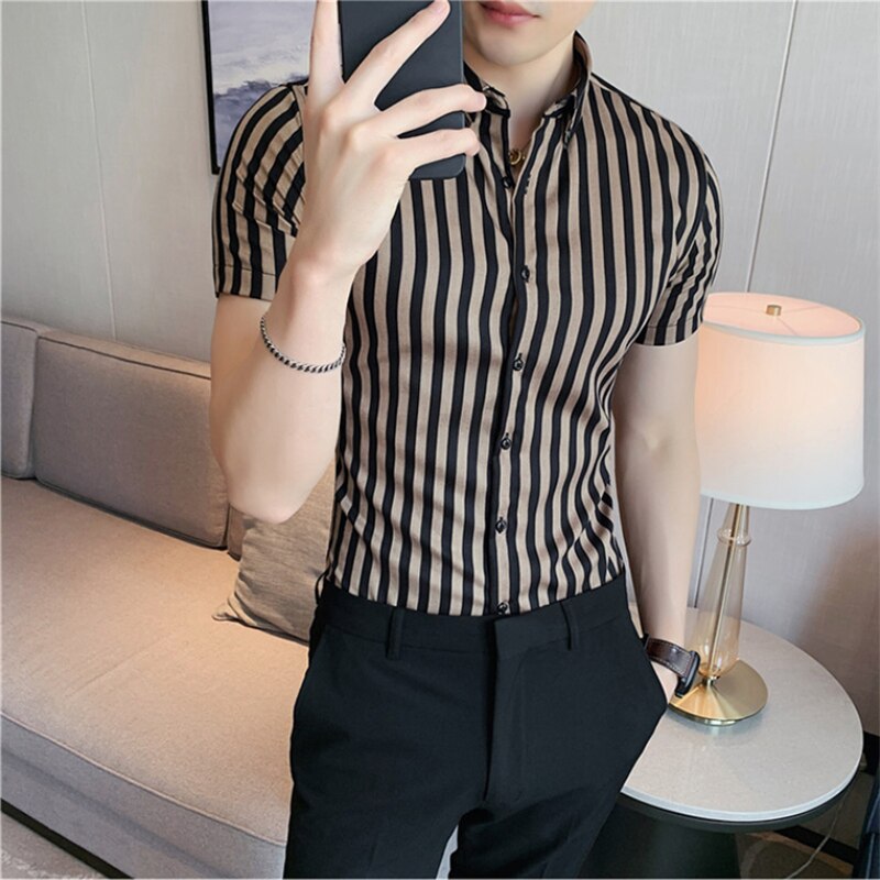 Camisa Valentim Masculina Manga Curta Ref035