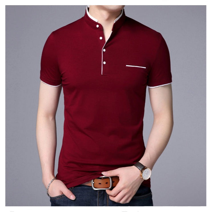 Camisa Valentim Masculina Henley ECH002