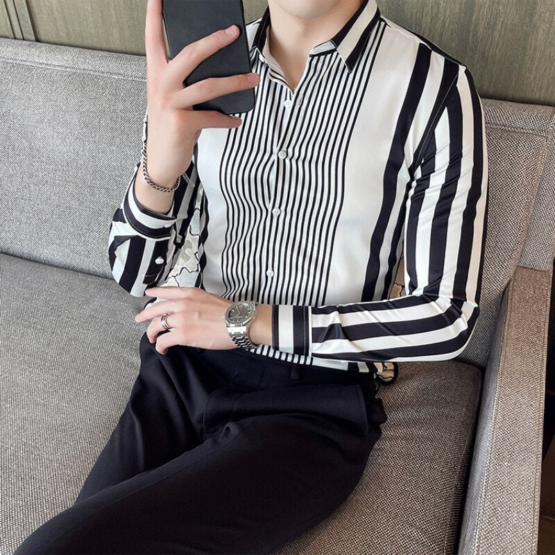 Camisa Valentim Masculina Casual Ref024
