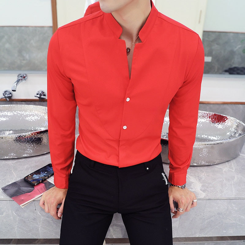 Camisa Valentim Masculina Casual Ref025