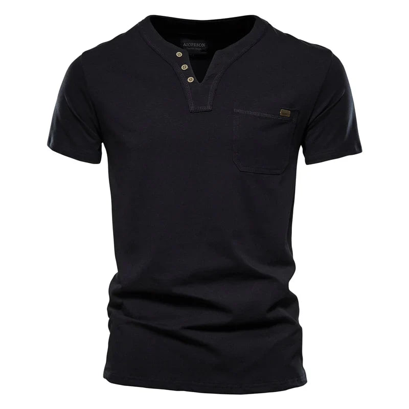 Camiseta Masculina Básica Gola V