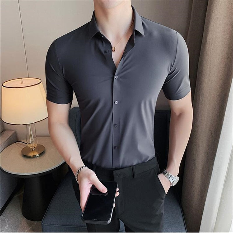 Camisa Valentim Masculina Manga Curta Ref038