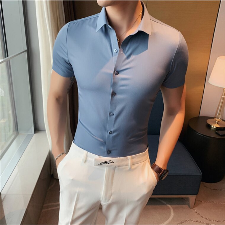 Camisa Valentim Masculina Manga Curta Ref040