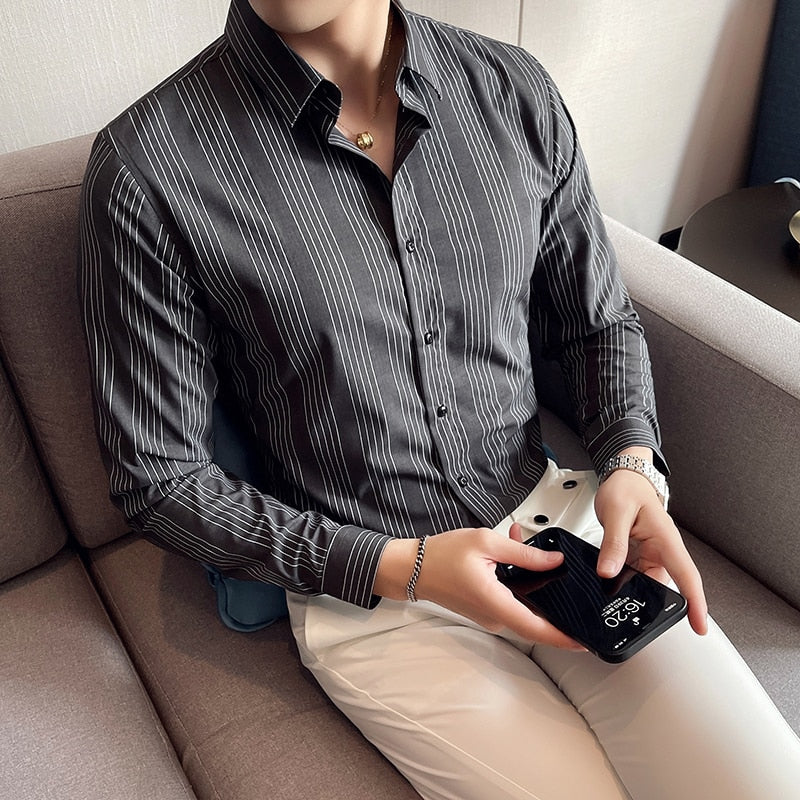 Camisa Valentim Masculina Casual Ref026