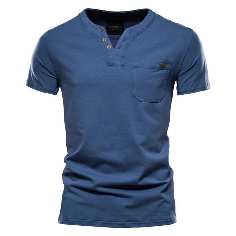 Camiseta Masculina Básica Gola V