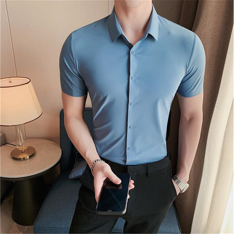 Camisa Valentim Masculina Manga Curta Ref038