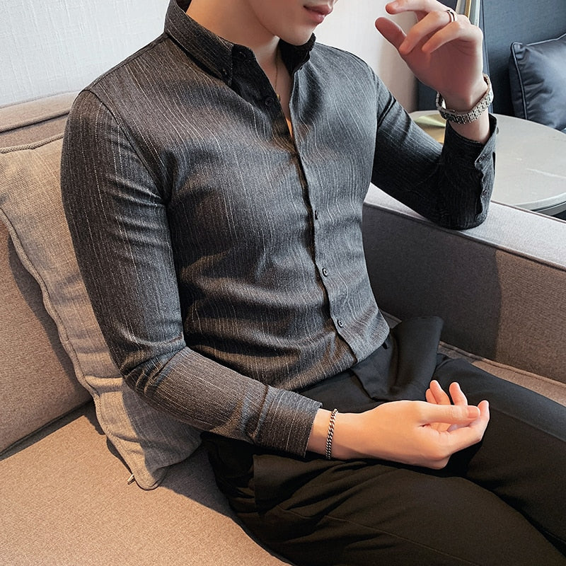 Camisa Valentim Masculina Casual Ref033