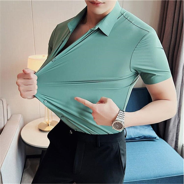 Camisa Valentim Masculina Manga Curta Ref038