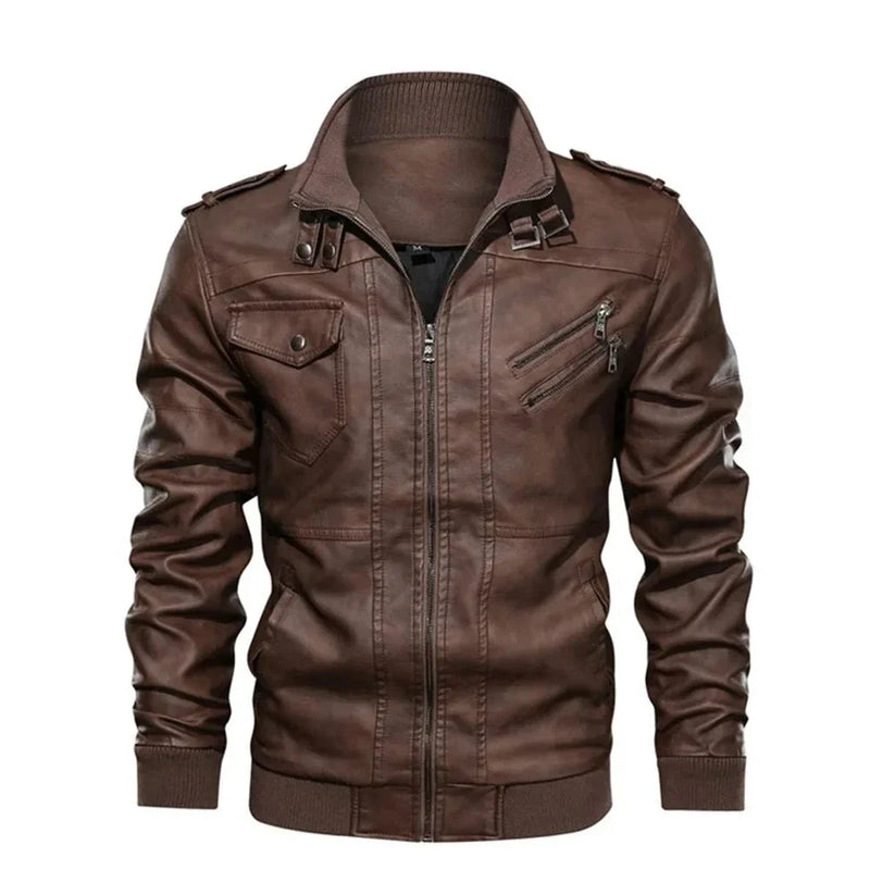 Jaqueta Masculina em Couro Genuino - Premium Men