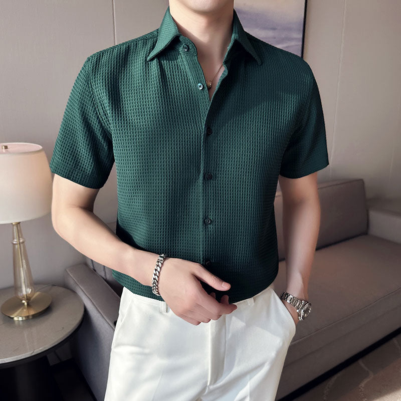 Camisa Valentim Masculina Manga Curta Ref037