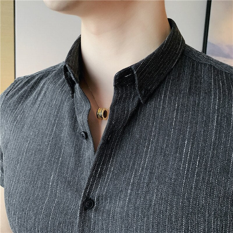 Camisa Valentim Masculina Manga Curta Ref041