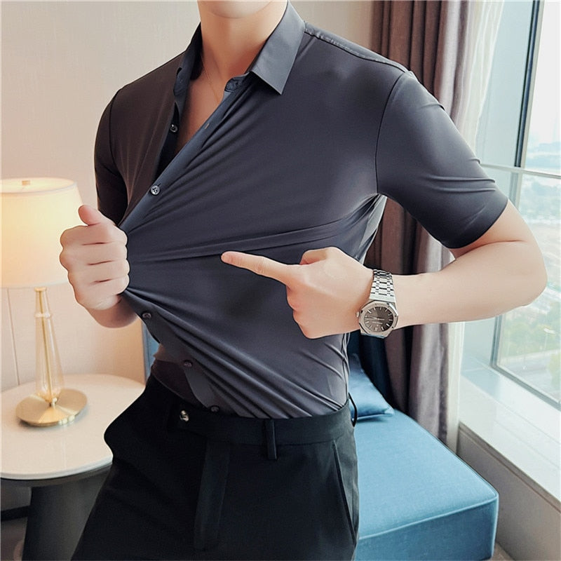 Camisa Valentim Masculina Manga Curta Ref038