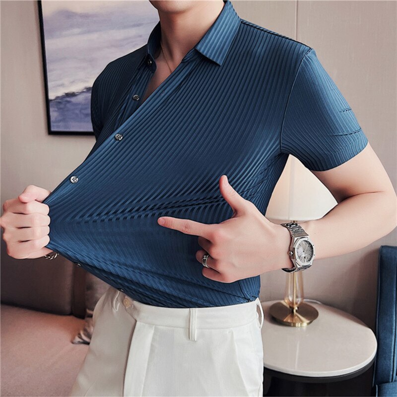 Camisa Valentim Masculina Manga Curta Ref036