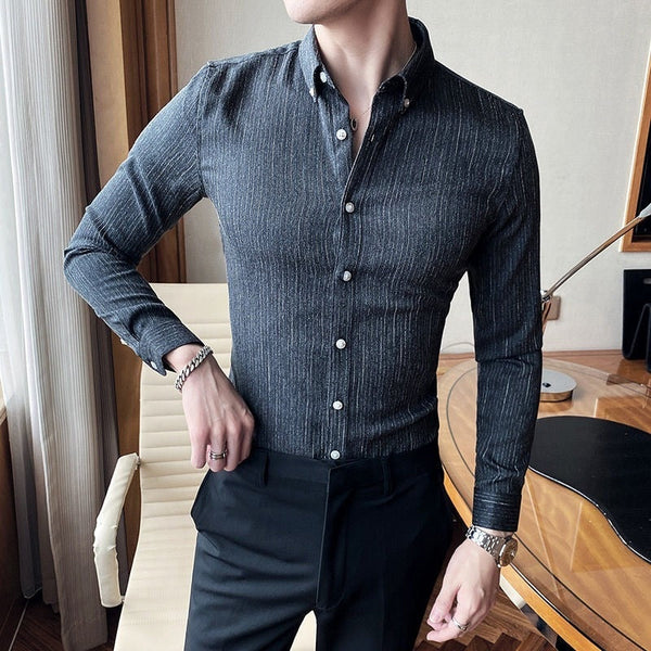 Camisa Valentim Masculina Social MV395