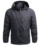 Jaqueta impermeável com capuz