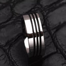 Anel Masculino de Aço Inox Line