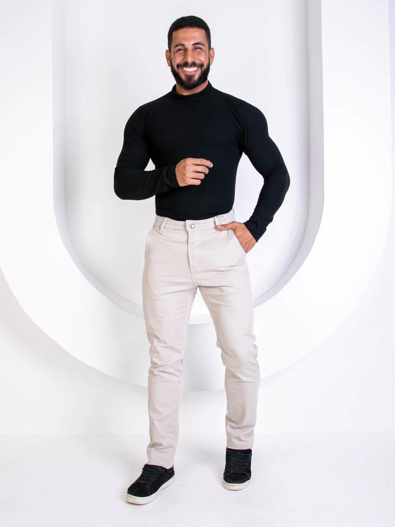 Kit 3 Calças Masculinas Sarja