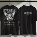 Camiseta Masculina Algodão no Estilo Urbano Streetwear City Of Los Angeles