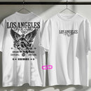 Camiseta Masculina Algodão no Estilo Urbano Streetwear City Of Los Angeles