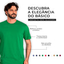 Kit 6 Camisetas Básicas Masculina 100% Algodão