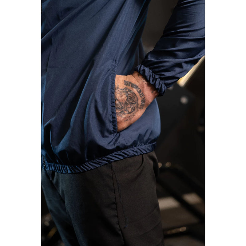 Corta Vento Masculina Impermeável Semi Forrada PRETO Rock Saints