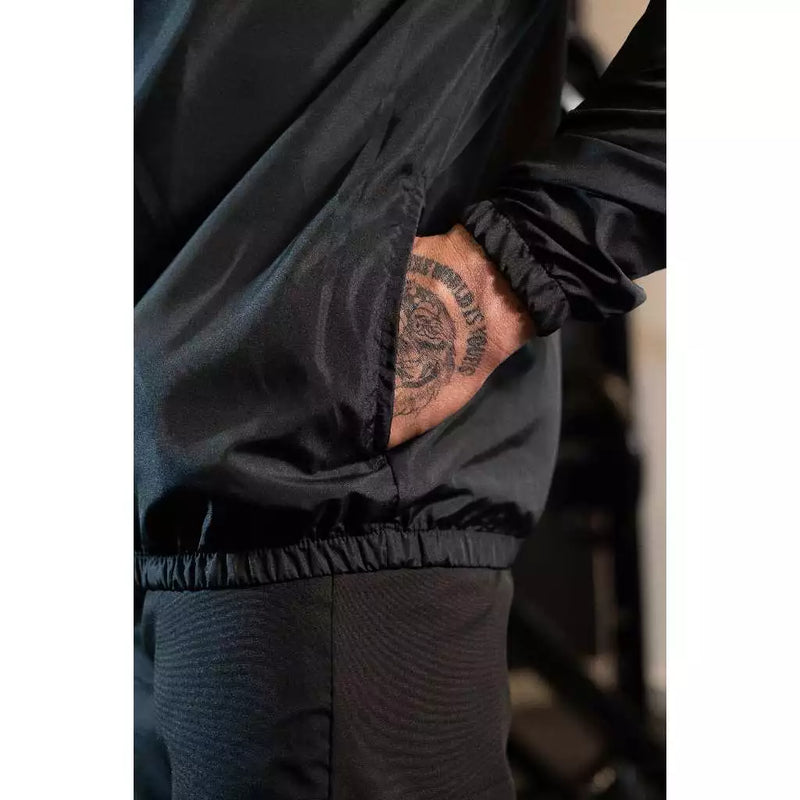 Corta Vento Masculina Impermeável Semi Forrada PRETO Rock Saints