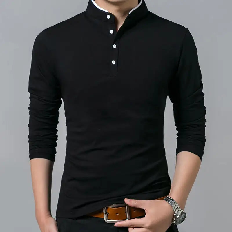 Camisa Valentim Masculina Henley ECH003