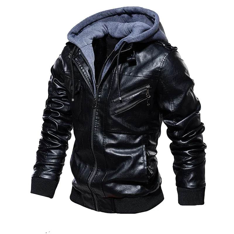 Jaqueta de Couro Masculina - Jones Carter