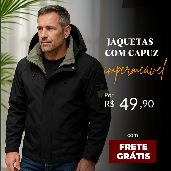 Jaqueta impermeável softshell